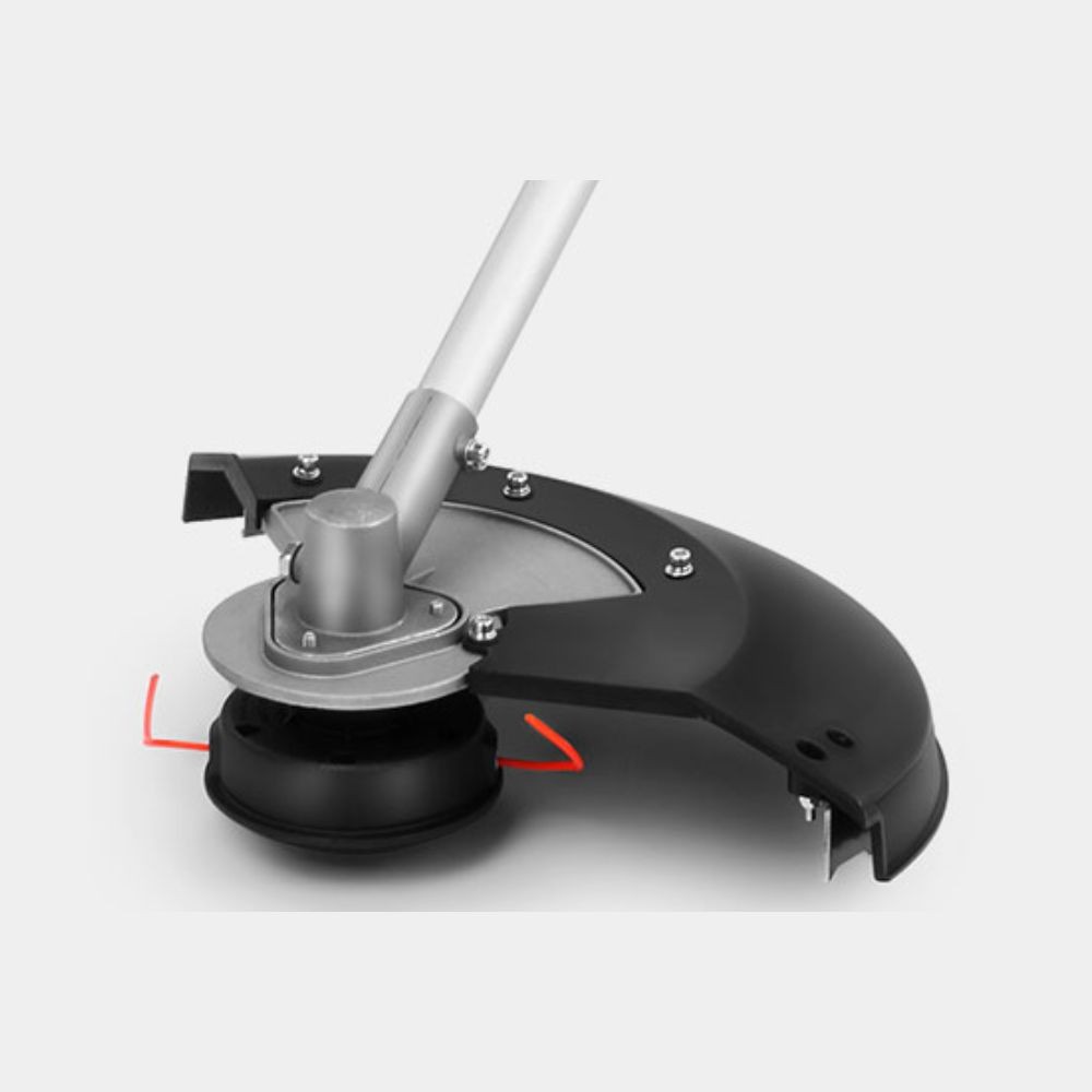 Replacement line spool for VonHaus 1000W grass trimmer, featuring a black plastic housing, metal shaft, and a circular design for efficient grass cutting.