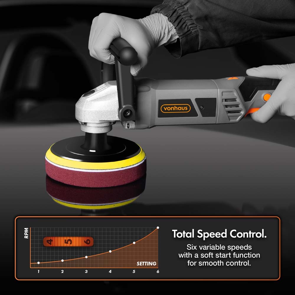 Rotary Polisher & Sander Kit 1200W - image 3