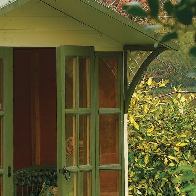 Rowlinson Eaton Double Door Apex Summerhouse 7 x 7ft - image 2
