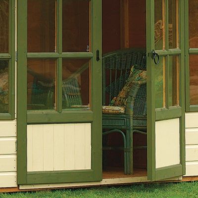 Rowlinson Eaton Double Door Apex Summerhouse 7 x 7ft - image 3