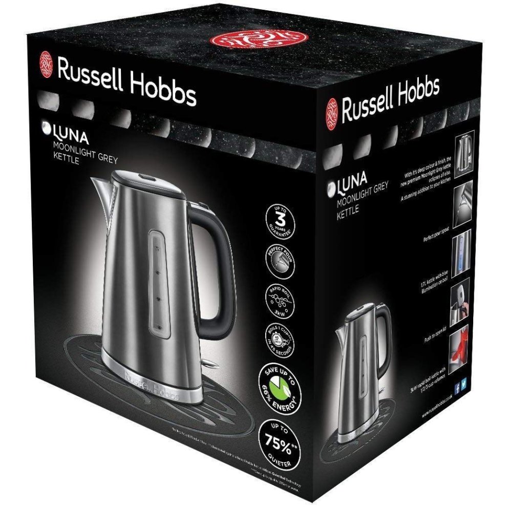 Russell Hobbs Luna Quiet Boil 1.7L Kettle - image 2