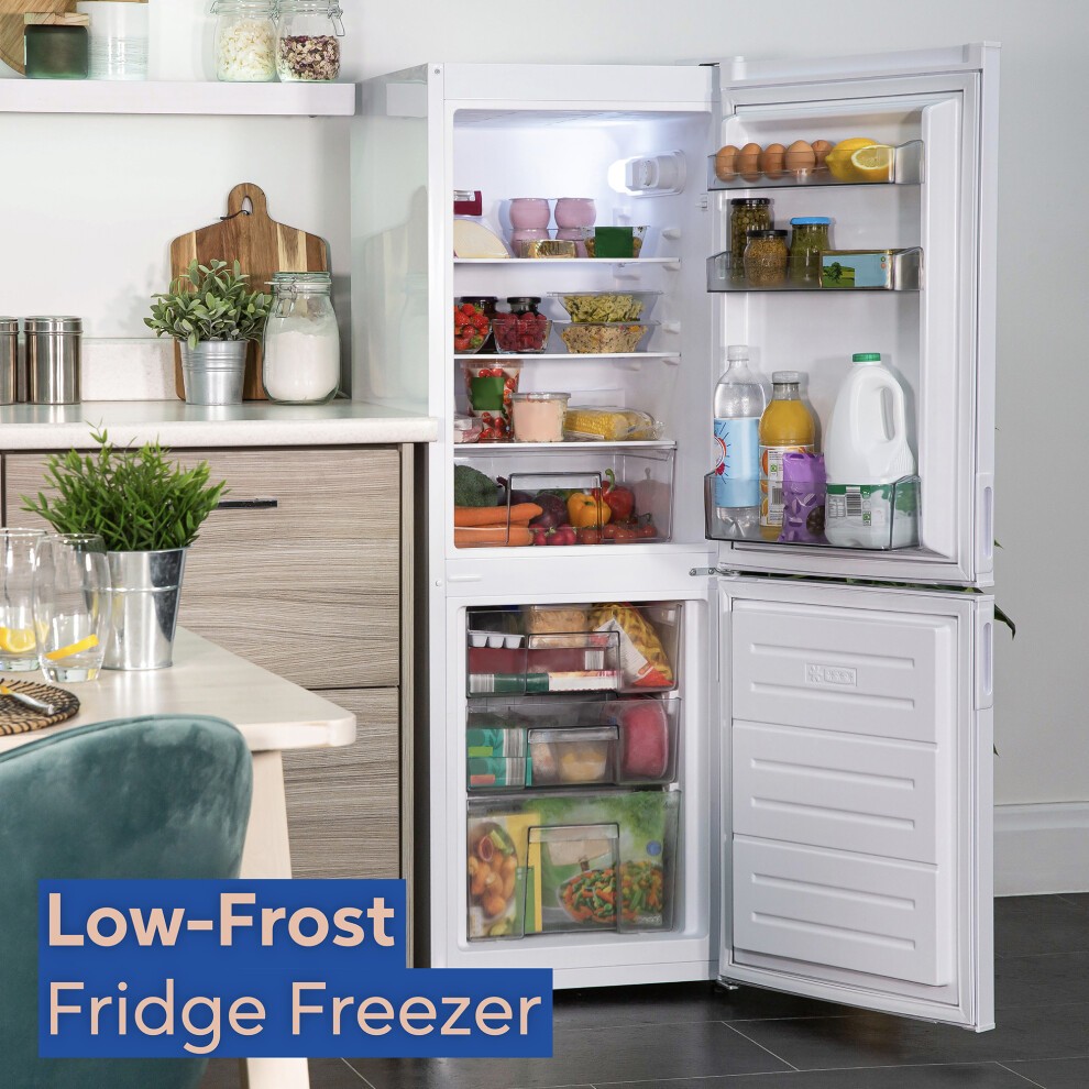 Russell Hobbs RH145FF501E1W White Low Frost 174L Fridge Freezer - image 3