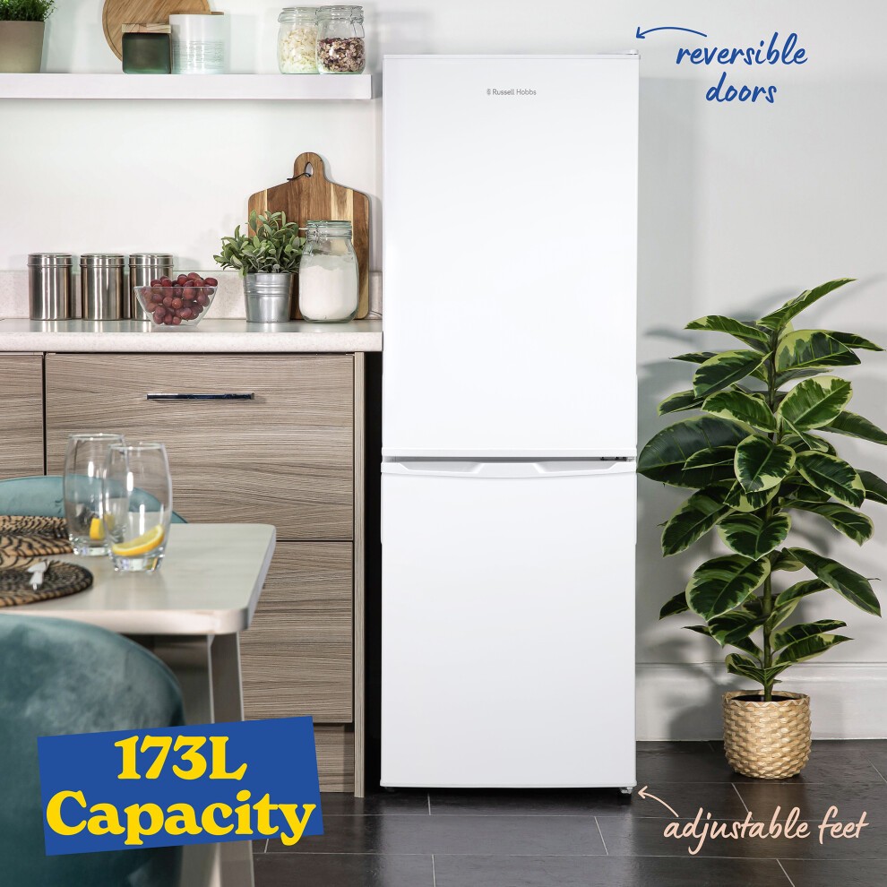 Russell Hobbs RH145FF501E1W White Low Frost 174L Fridge Freezer - image 4