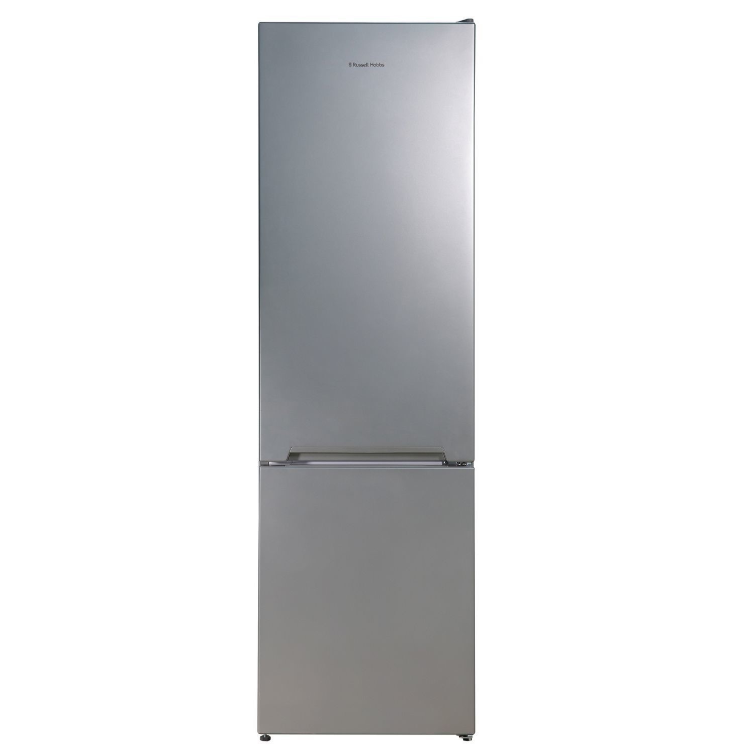 Stainless steel freestanding fridge freezer with a 329-litre capacity, featuring a sleek design, a 60/40 split, and a smooth finish for a modern kitchen look.