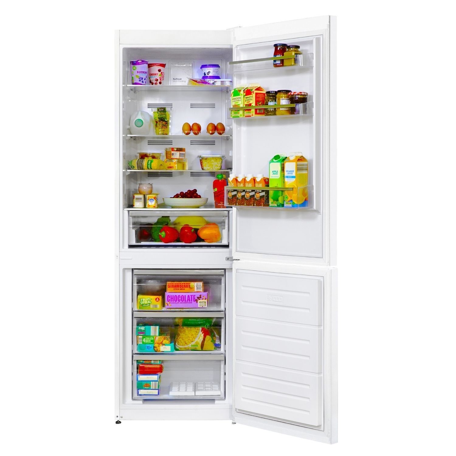 Russell Hobbs RH185FF601C1W White Total No Frost 331L Fridge Freezer - image 2