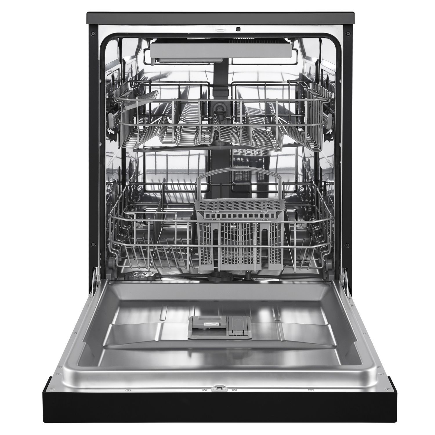 Russell Hobbs RH60DW00D2B Black Freestanding Dishwasher with 6 Wash Program - image 2