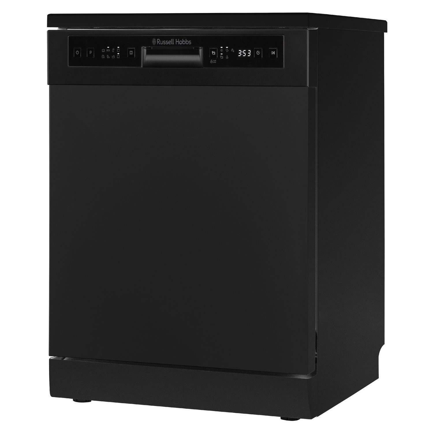 Russell Hobbs RH60DW00D2B Black Freestanding Dishwasher with 6 Wash Program - image 3