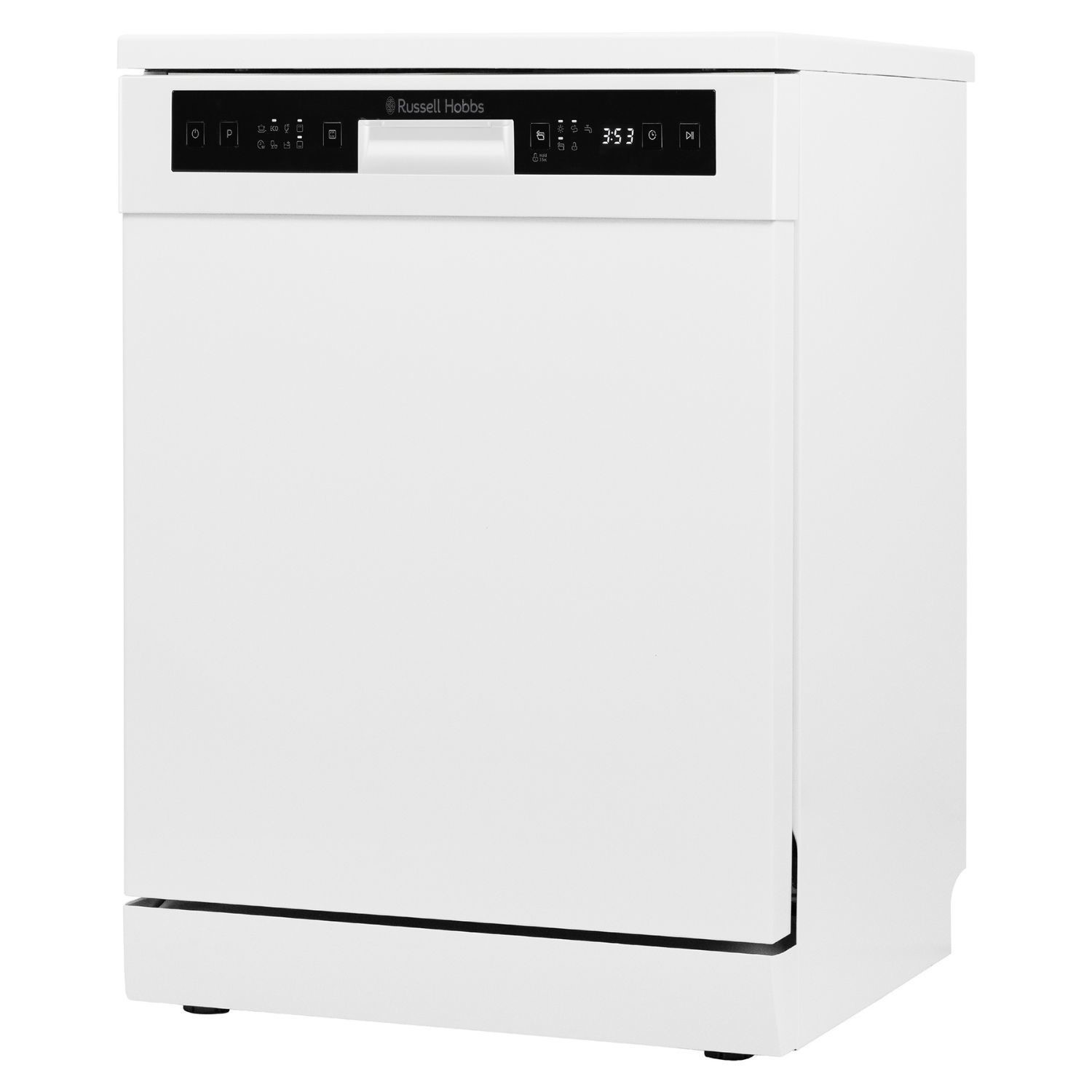 Russell Hobbs RH60DW00D2W White Freestanding Dishwasher with 6 Wash Program - image 3