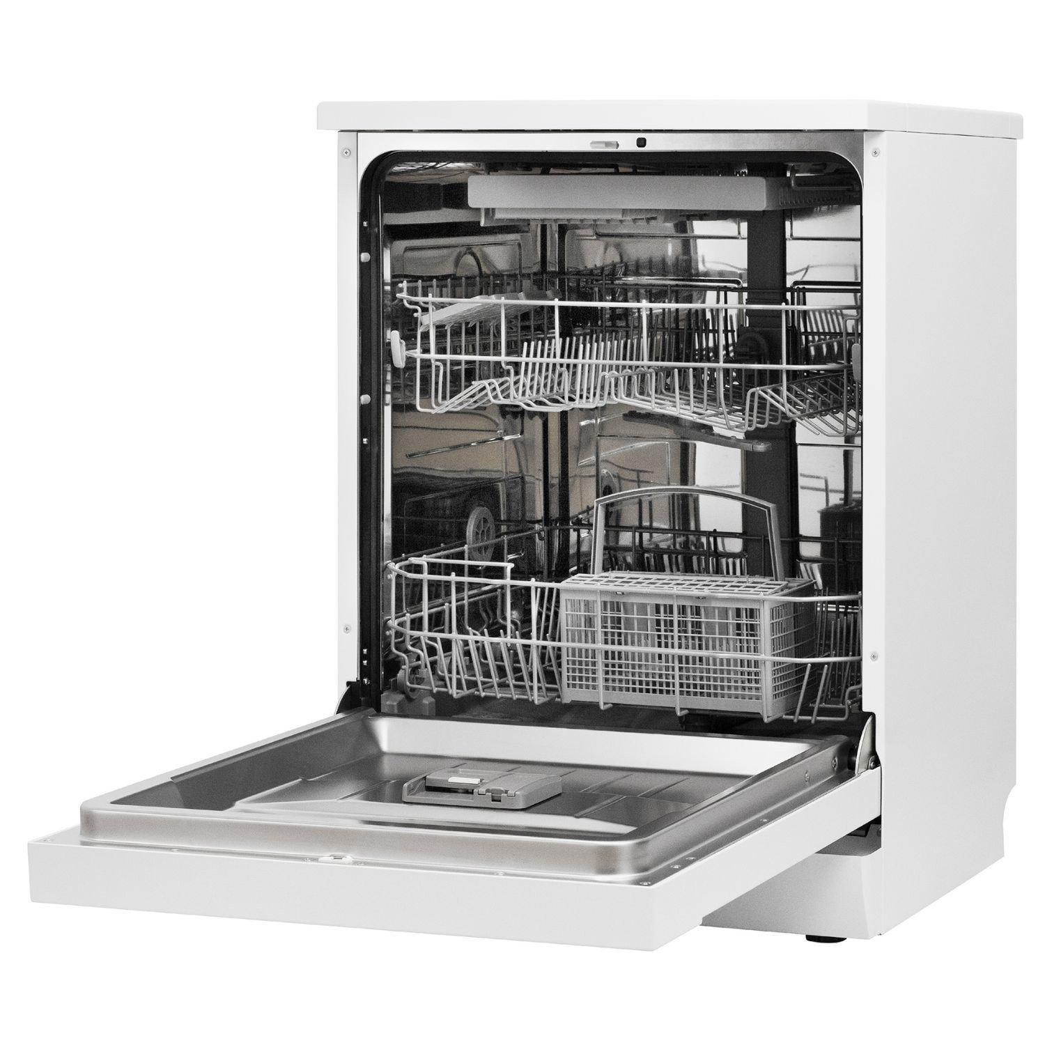 Russell Hobbs RH60DW00D2W White Freestanding Dishwasher with 6 Wash Program - image 4