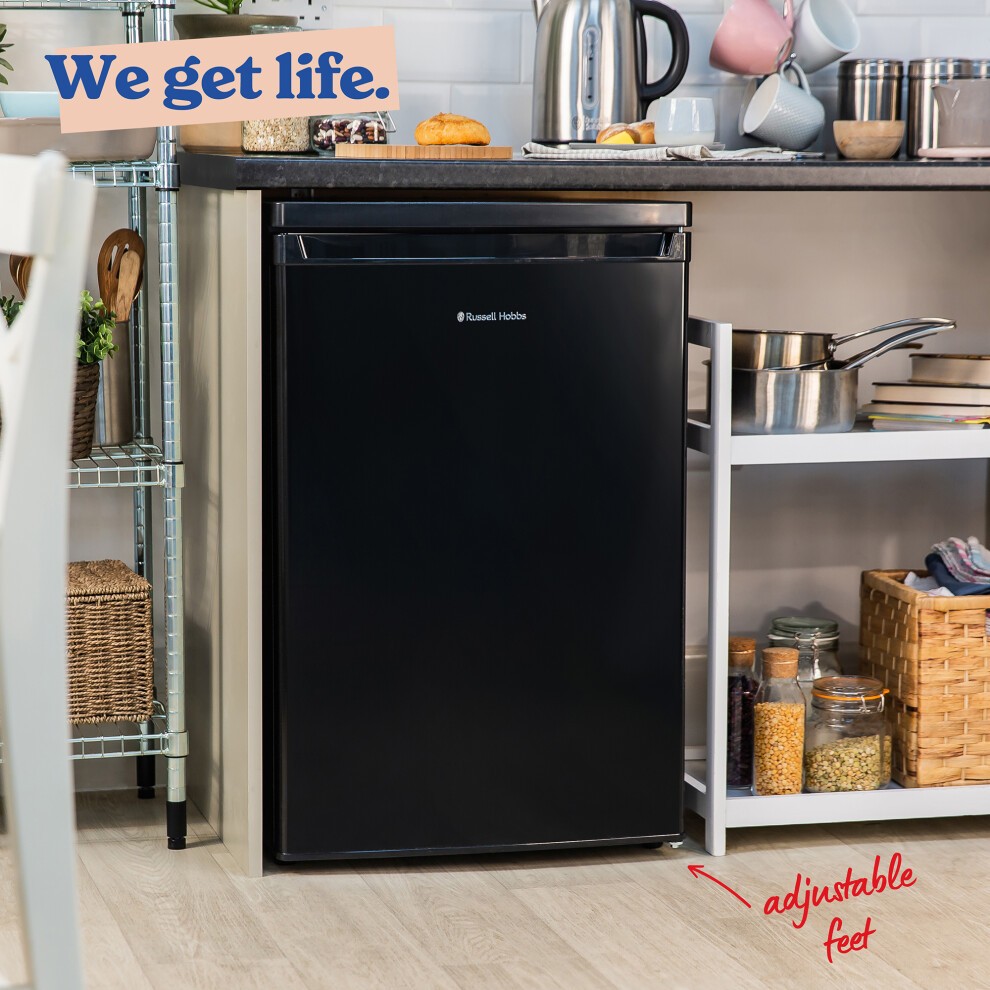 Russell Hobbs RH85UCLF552E1B Black 127L Under Counter Larder Fridge - image 5