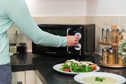 Russell Hobbs RHRETMM705B-N Black 17L Compact Solo Manual Microwave 700W - image 3
