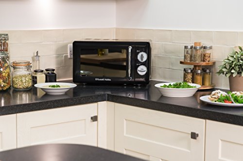 Russell Hobbs RHRETMM705B-N Black 17L Compact Solo Manual Microwave 700W - image 4