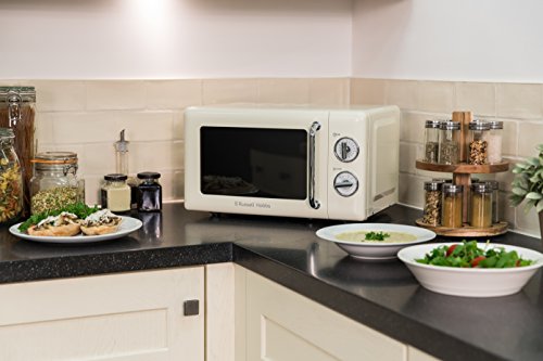 Russell Hobbs RHRETMM705C-N Retro Cream 17L Compact Manual Microwave 700W - image 4