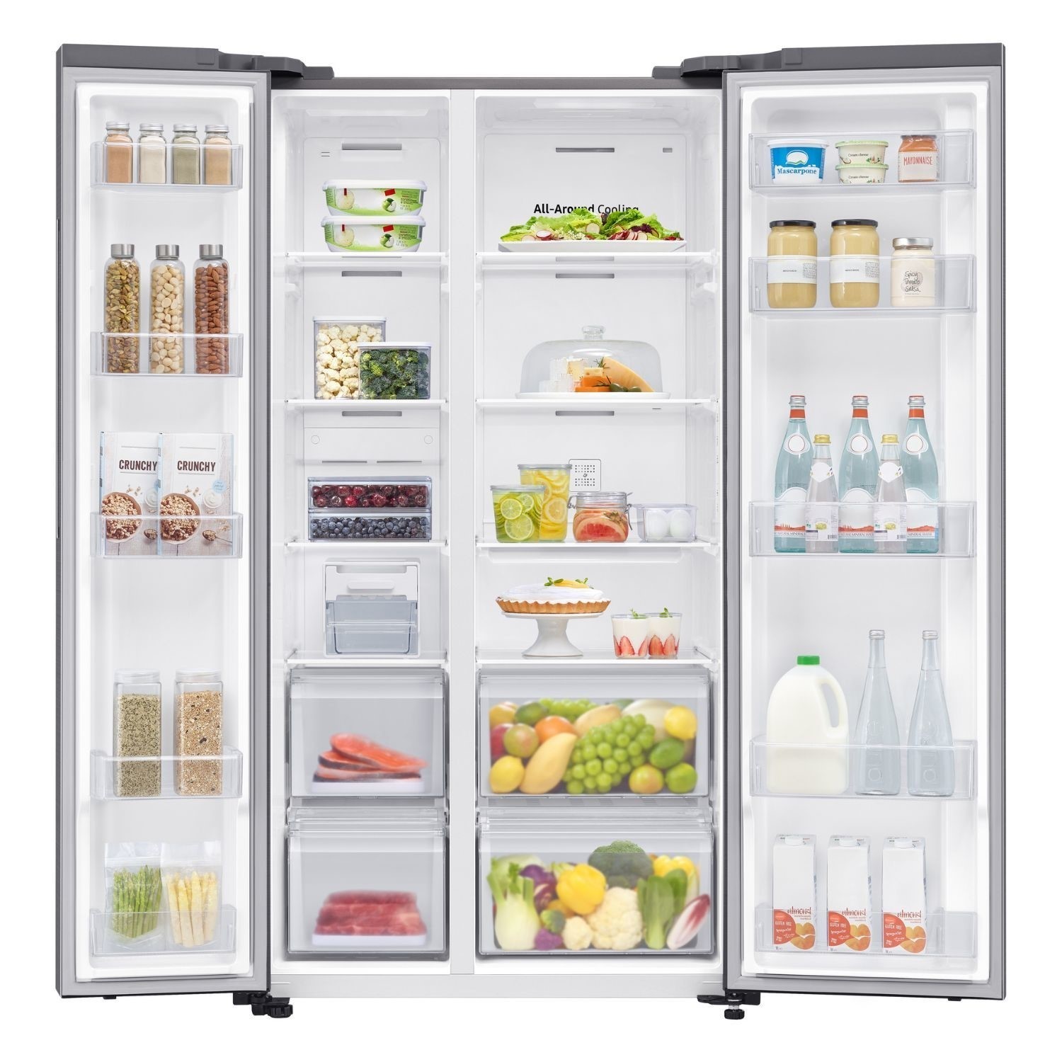 Samsung RS62DG5003S9EU Series 6 Refined Inox American Style Smart Fridge Freezer - image 4