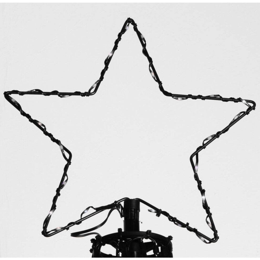Samuel Alexander 140cm Pre-Lit Multi-Action Rainbow LED Pyramid Christmas Cone Tree - image 3