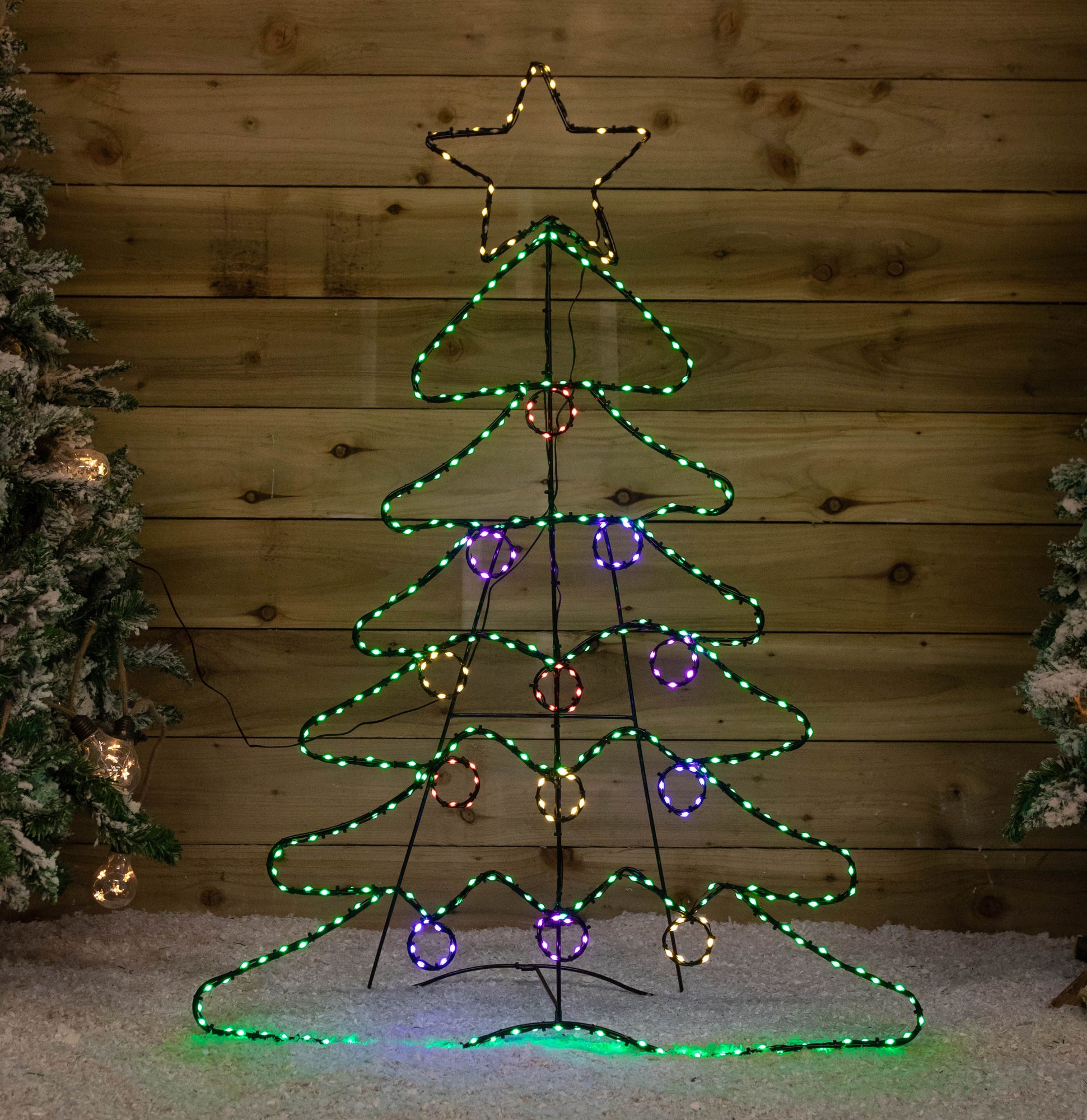 Samuel Alexander 385 Multicolour LED Standing Christmas Tree 1.2 x 85cm - image 2