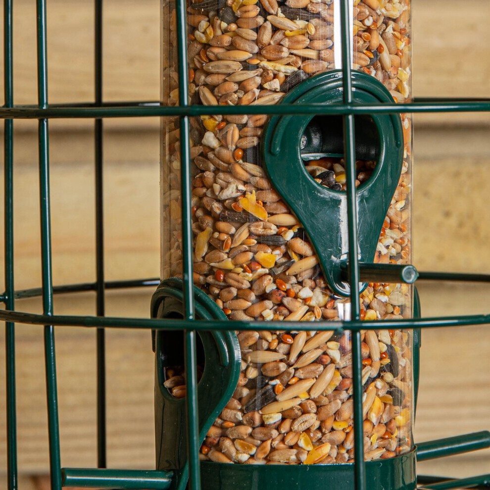 Samuel Alexander Metal Hanging Bird Feeder with Seed Feed 3 Pack - image 4