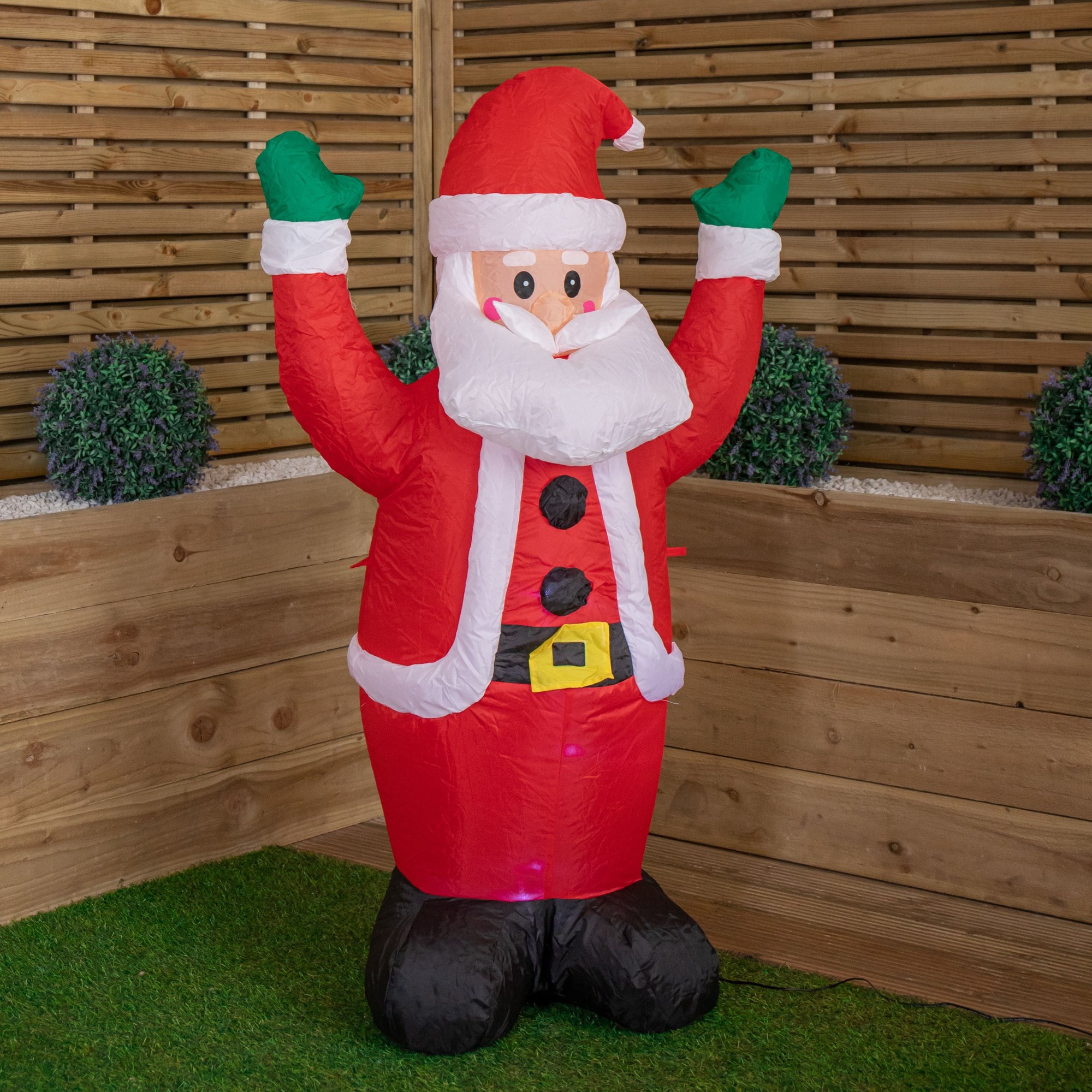 Samuel Alexander Santa Claus Light Up Inflatable Christmas Decoration 4ft - image 2