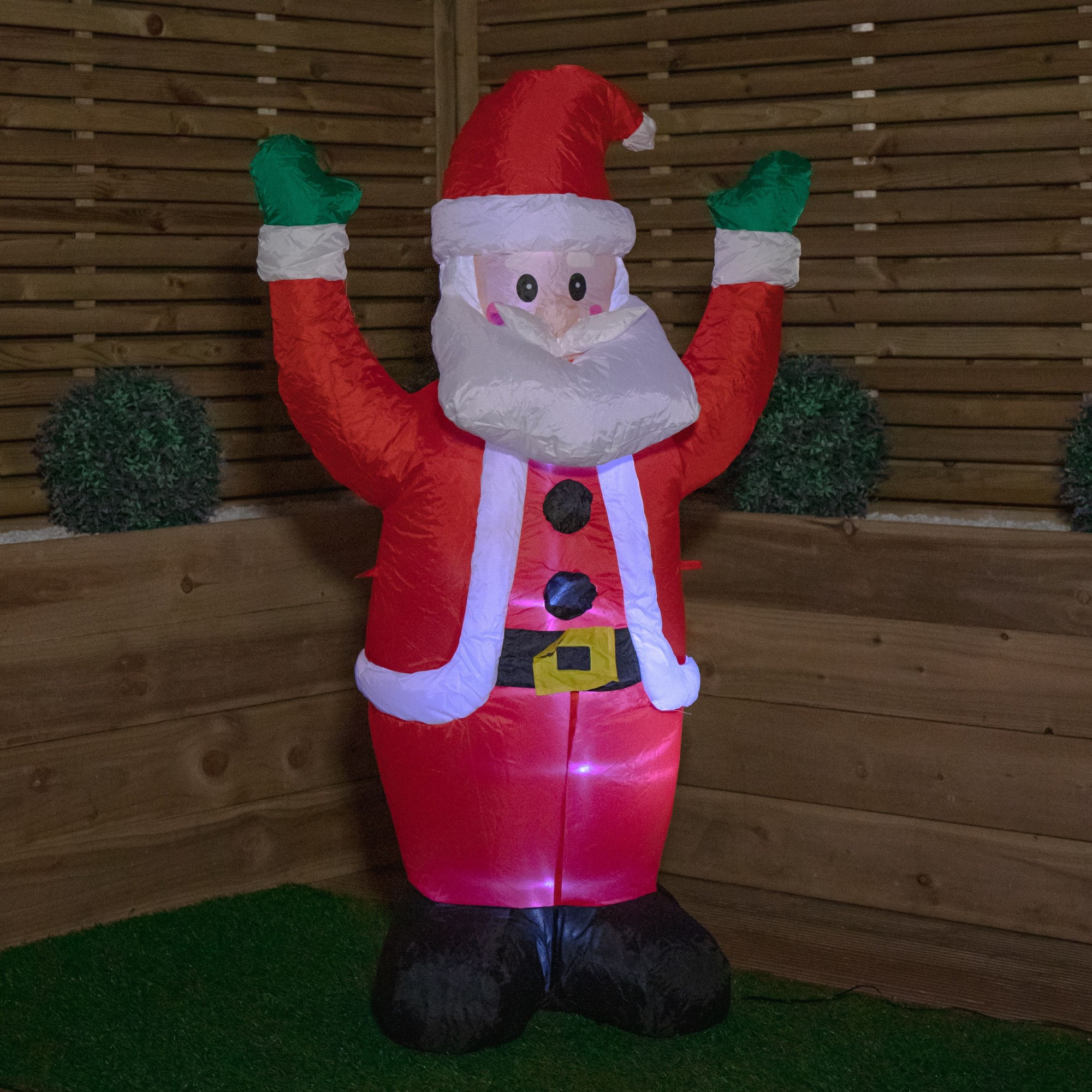 Samuel Alexander Santa Claus Light Up Inflatable Christmas Decoration 4ft - image 3