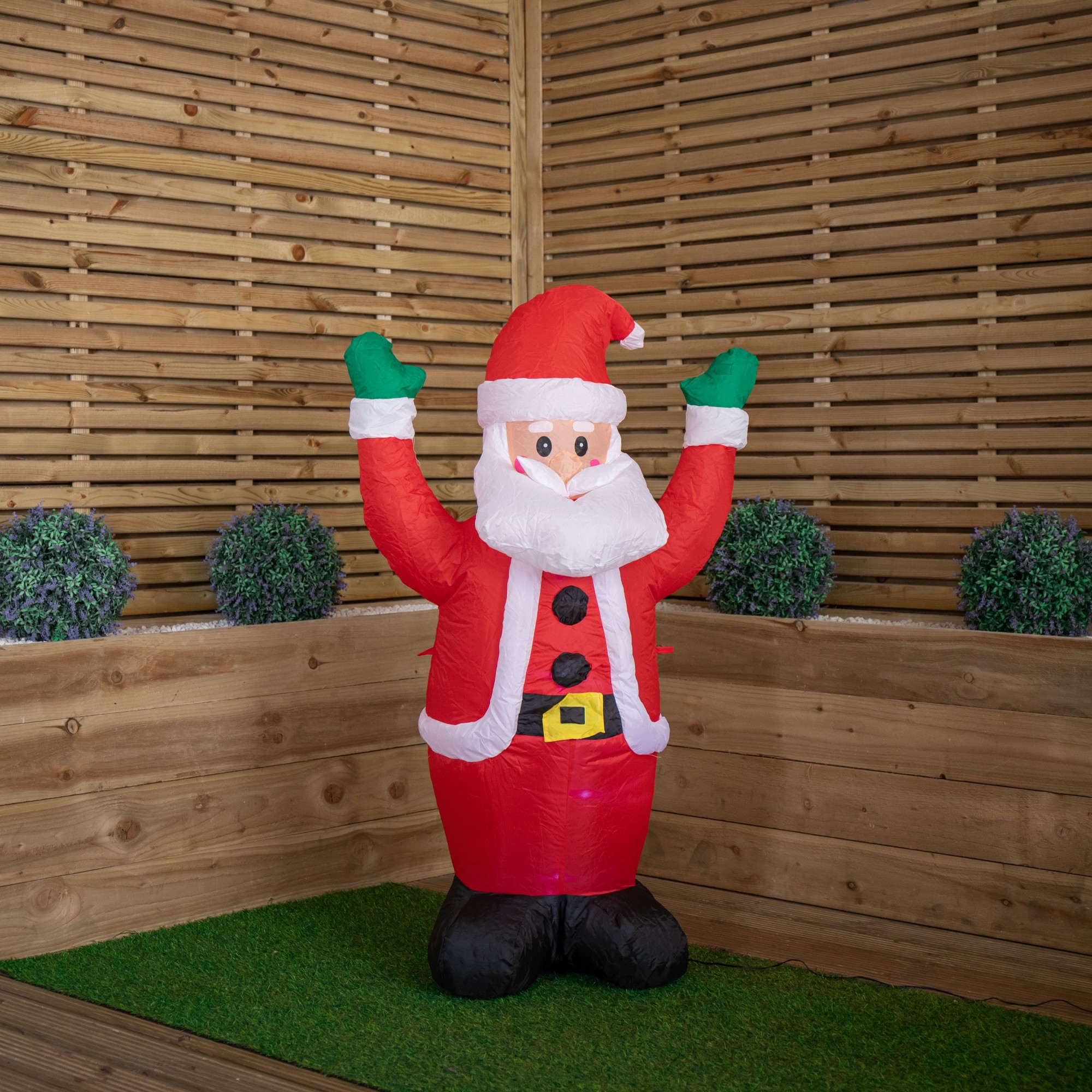 Samuel Alexander Santa Claus Light Up Inflatable Christmas Decoration 4ft - image 4