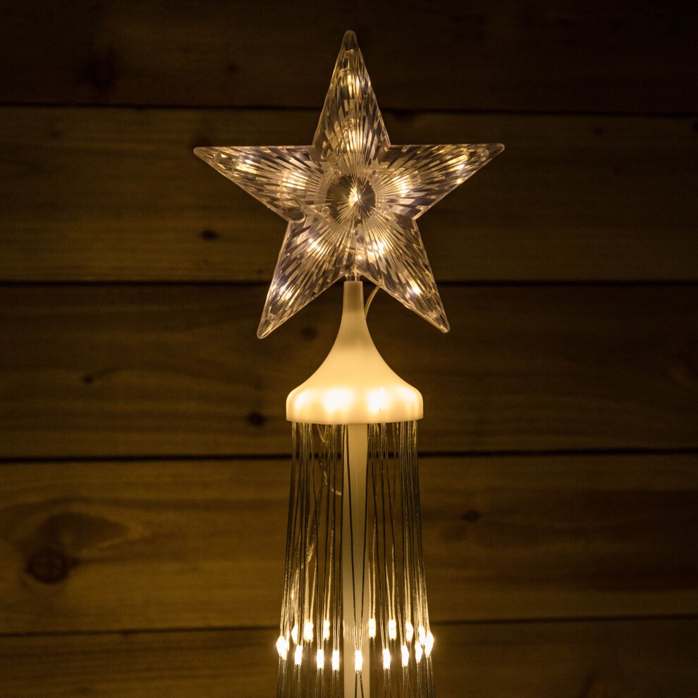 Samuel Alexander Warm White LED Light Up Christmas Cone Tree 8.2ft - image 2