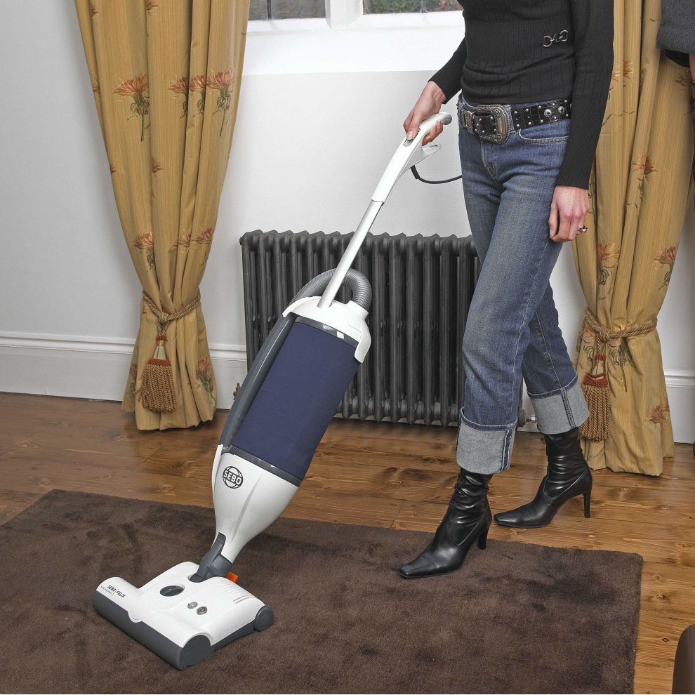Sebo Felix Epower Bagged Navy Blue Upright Vacuum Cleaner - image 2