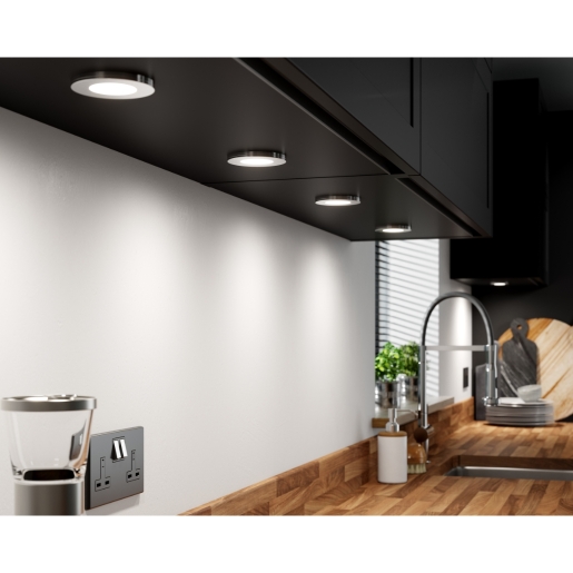 Sensio SE12090T0 Apex Triotone Single Slimline Under Cabinet LED Spotlight Aluminium - image 2