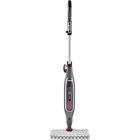 Shark Automatic Steam Mop S6003UK in silver and purple, featuring a sleek design, a control panel, and a rectangular cleaning head with steam blast technology.