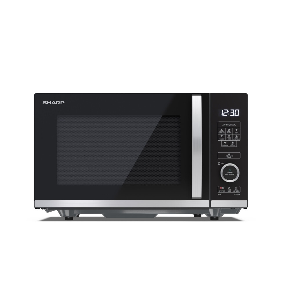 Sharp YC-QS204AU-B 20L Solo Jog Dial Flatbed Microwave 800W - image 2