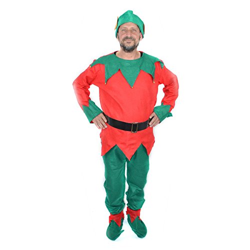 Shatchi Adult Unisex Christmas Elf Xmas One Size Costume Accessory - image 2