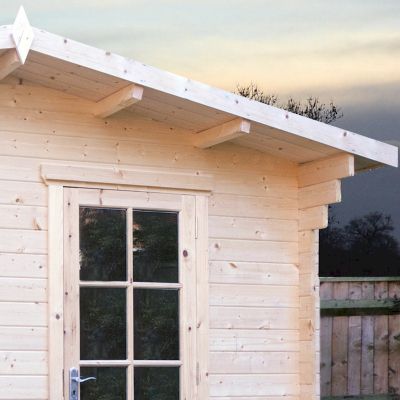 Shire Bucknells 3m x 3.6m Log Cabin Summerhouse (28mm) - image 3
