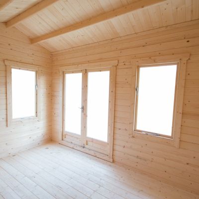 Shire Marlborough 3.6m x 2.4m Log Cabin Summerhouse (28mm) - image 3