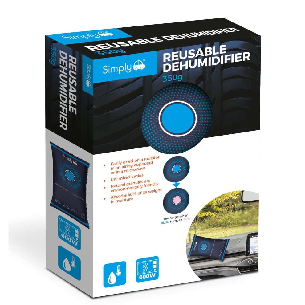 Simply Auto Reusable Dehumidifier 350g - Blue - image 5