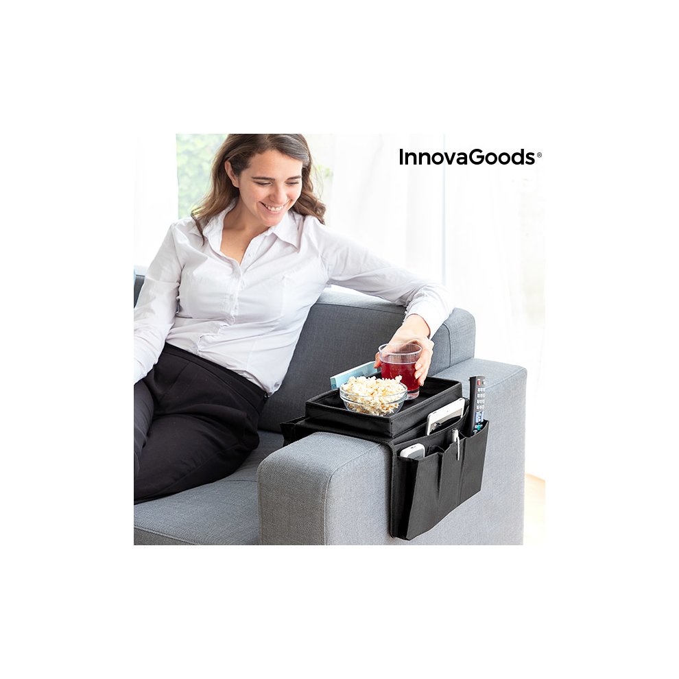Sofa tray with remote control InnovaGoods - image 5