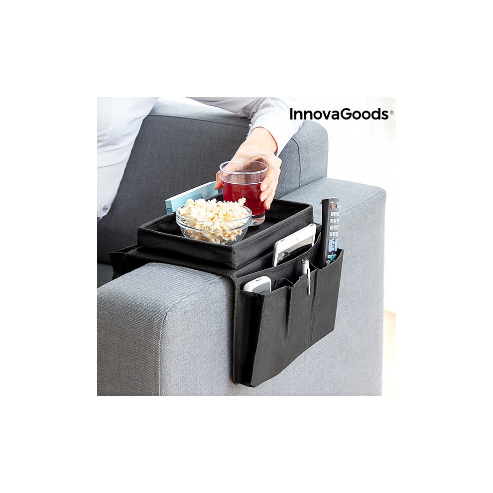 InnovaGoods Bandeja Para El Sofá Con Organizador De Mandos