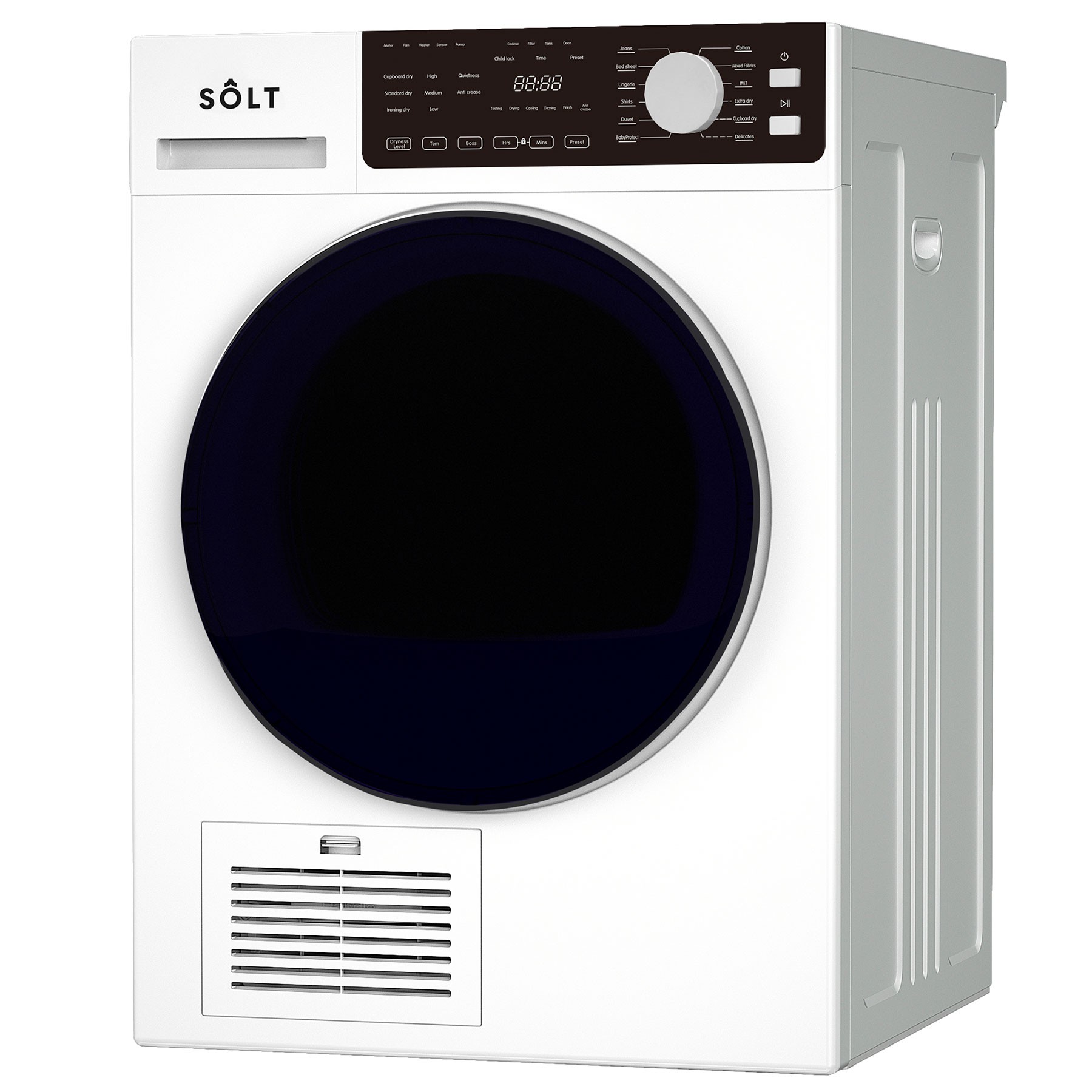 Solt SOLCTD8W 8KG White Condenser Tumble Dryer - image 2