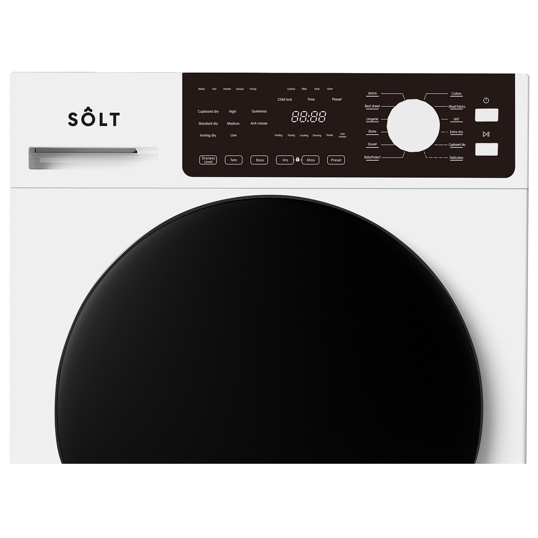 Solt SOLCTD8W 8KG White Condenser Tumble Dryer - image 3