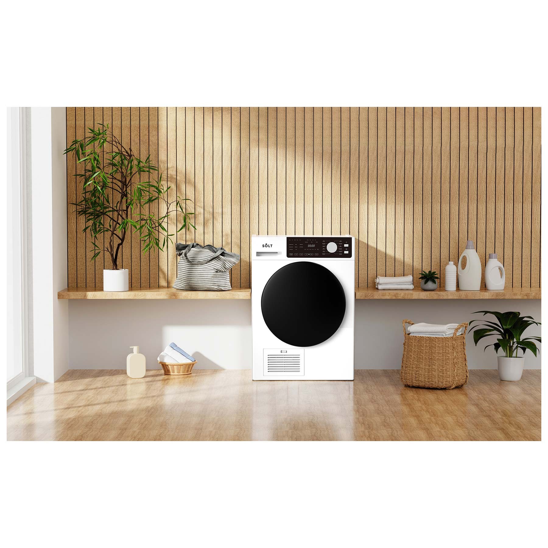 Solt SOLCTD8W 8KG White Condenser Tumble Dryer - image 5