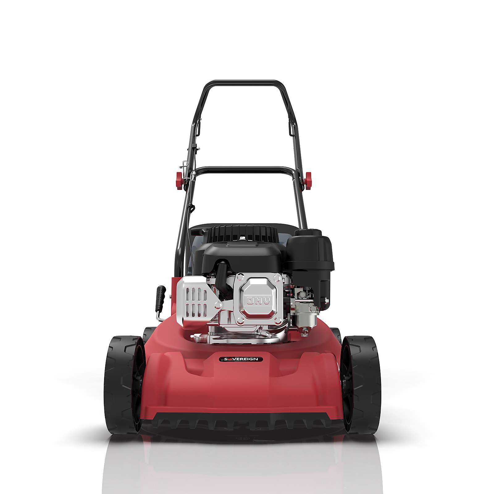 Sovereign 132cc Petrol Lawn Mower - Red - image 2