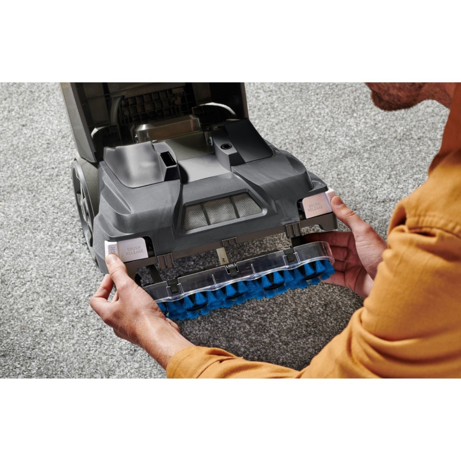 SpinScrub Power Carpet Washer - Grey & Tiger Blue - image 5