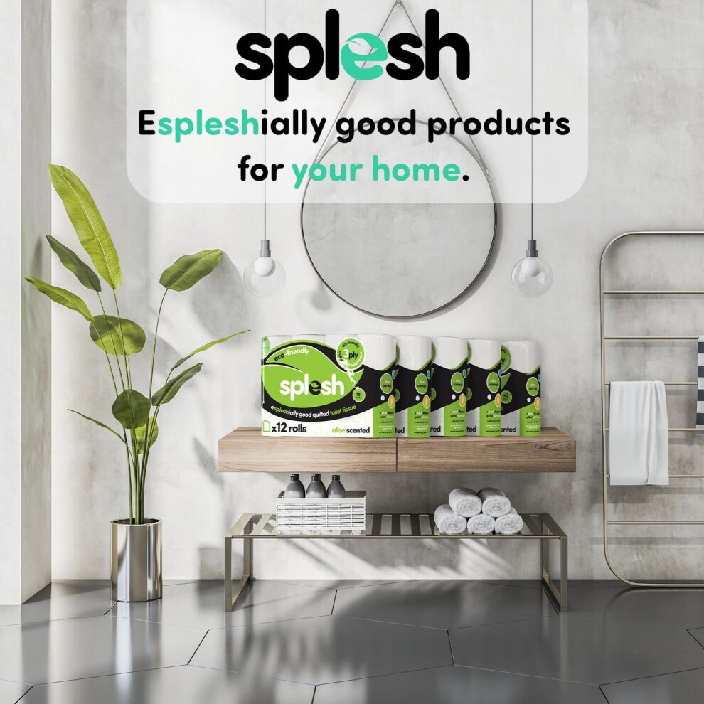 Splesh Quilted Aloe Vera Toilet Tissue 24 Rolls 3 Ply - image 2