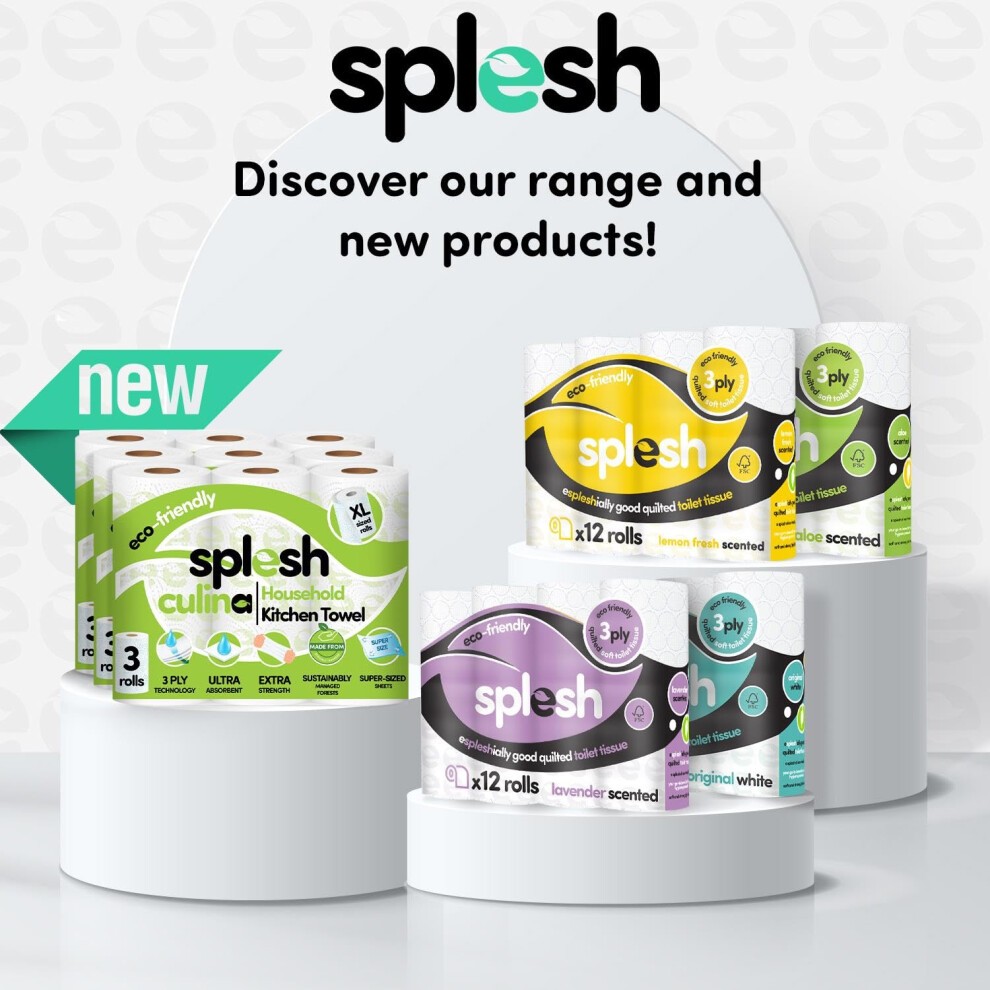 Splesh Quilted Aloe Vera Toilet Tissue 24 Rolls 3 Ply - image 4