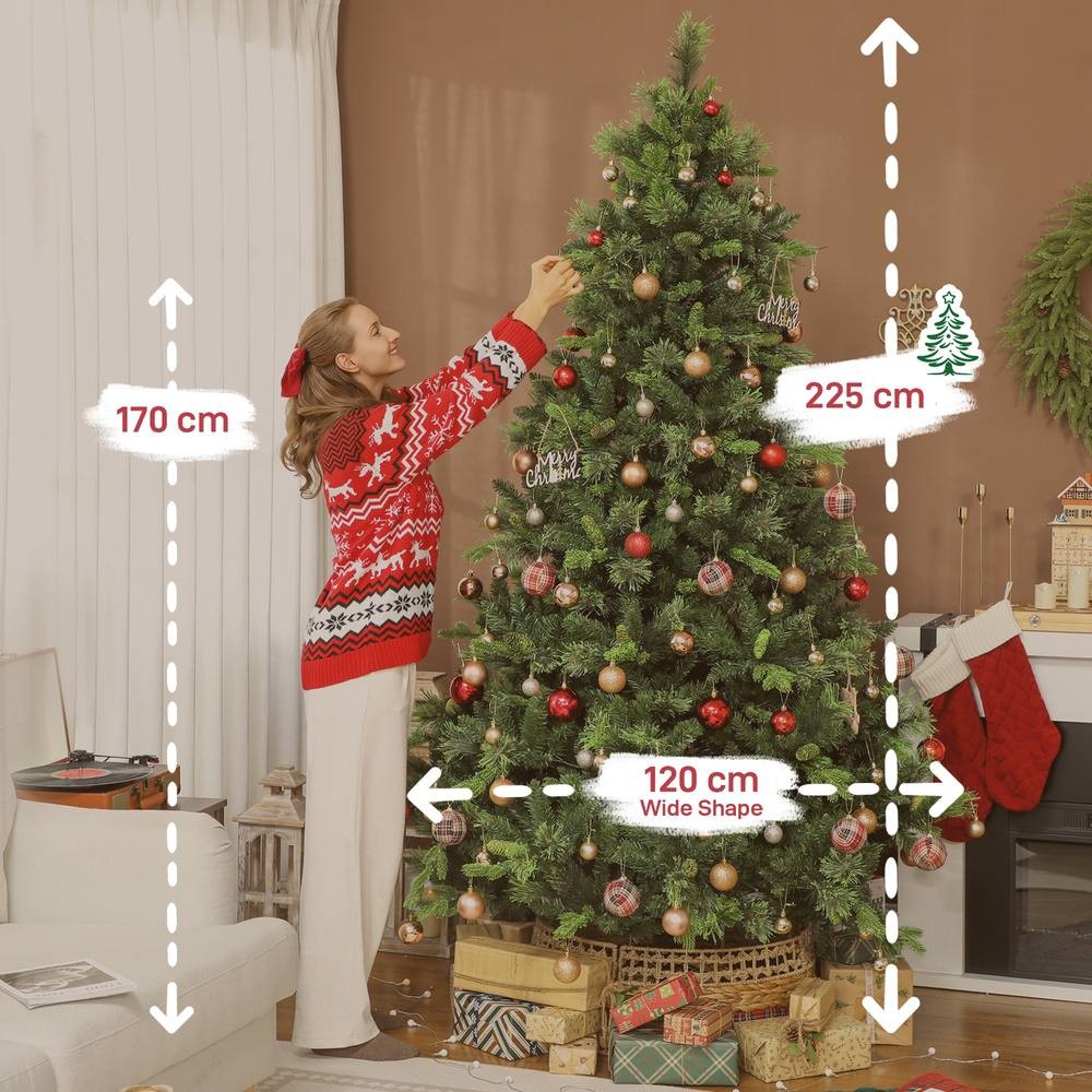 StarBright Carolina Pine Multicolour LED Artificial Christmas Tree with Remote 5.9ft - image 3