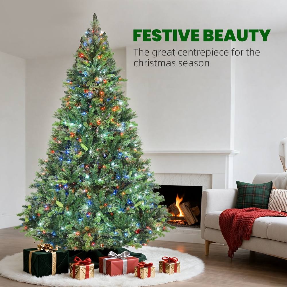 StarBright Carolina Pine Multicolour LED Artificial Christmas Tree with Remote 5.9ft - image 4
