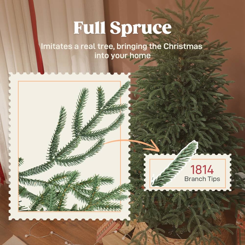 StarBright Full Spruce Artificial Christmas Tree 5ft - image 5