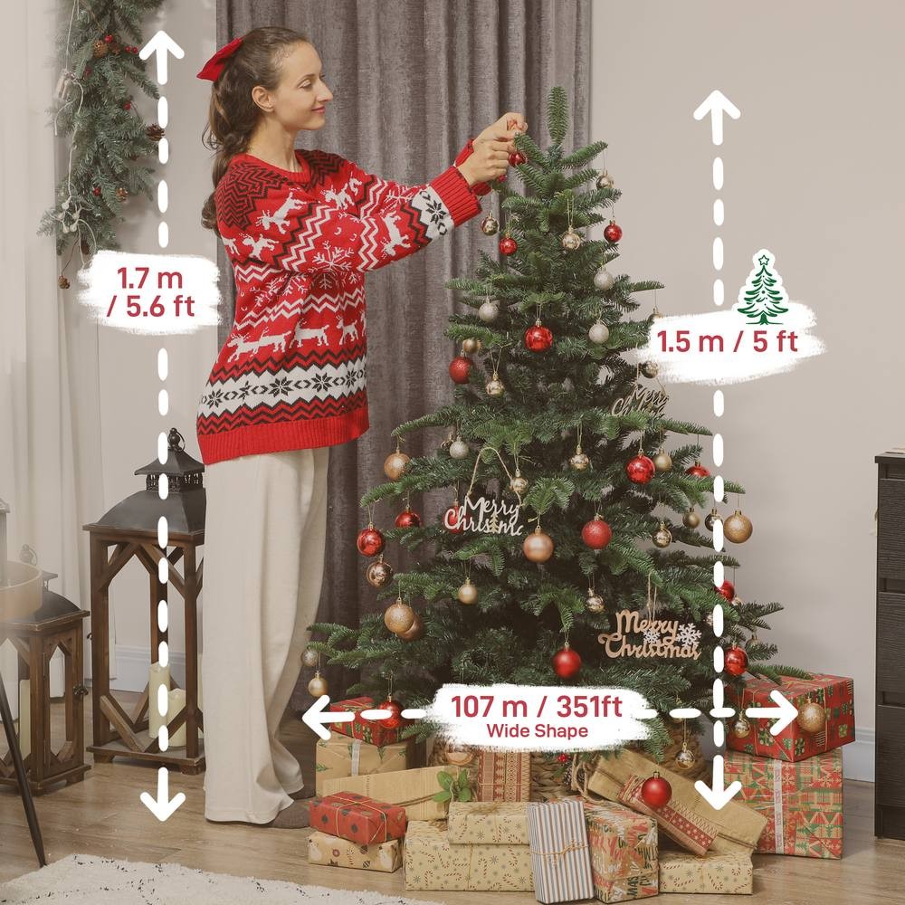 StarBright Realistic Artificial Christmas Tree 5ft - image 3