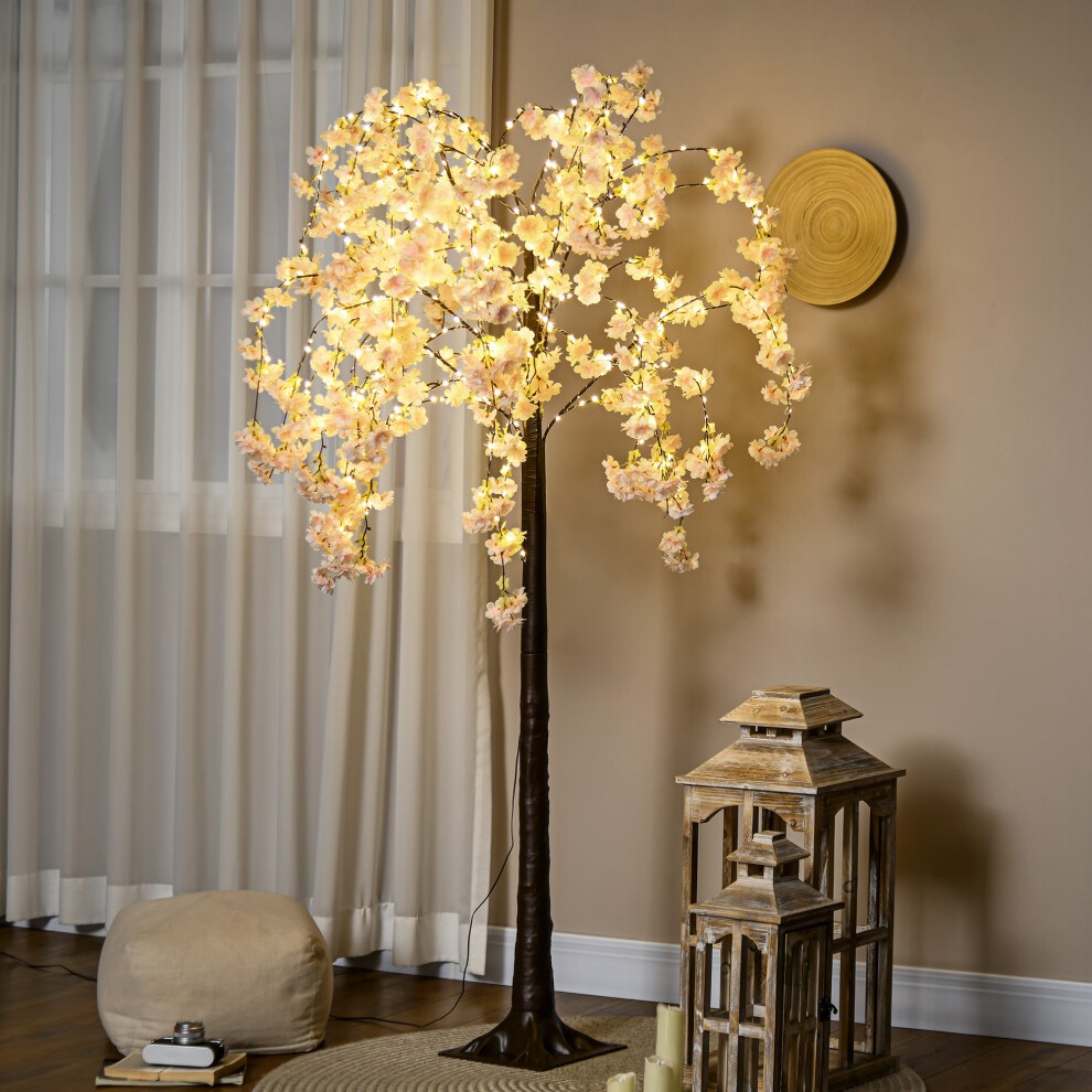 StarBright Warm White LED Light Up Artificial Cherry Blossom Tree 6ft - image 2