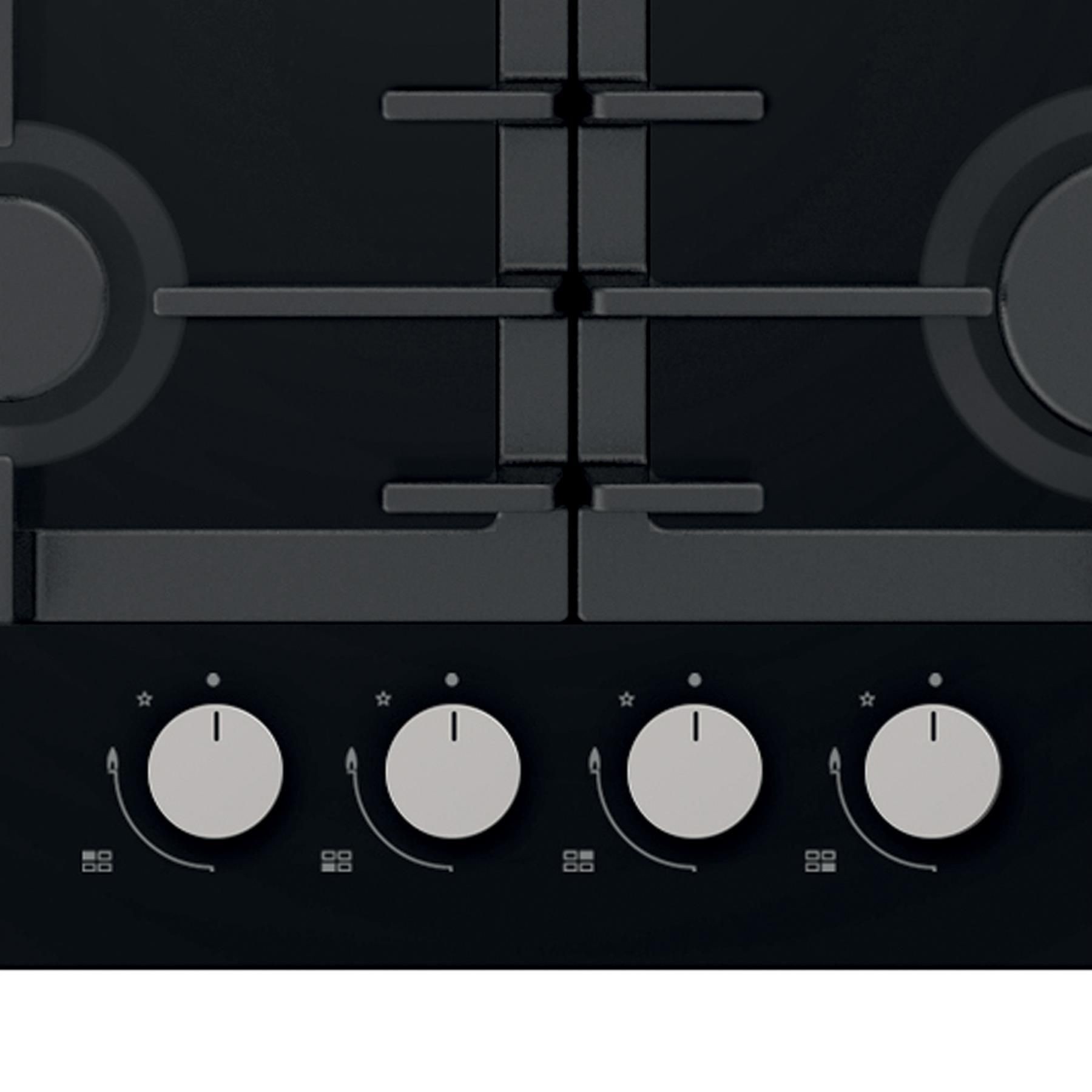 Statesman GH160GB Black 4 Zone Glass Gas Hob - image 3