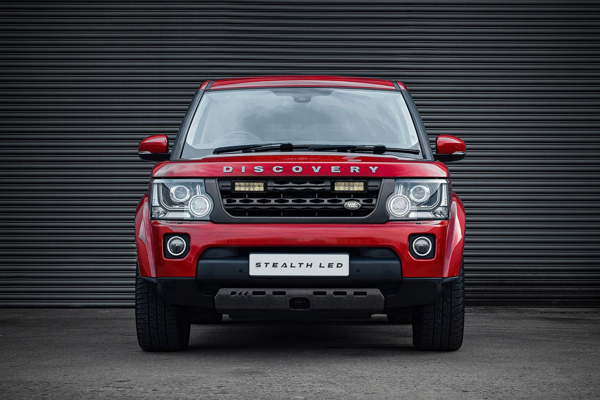 Stealth LED Land Rover Discovery 4.5 2013-2016 Twin 7" Luminous LED Integration Grille Kit - 10,080 Lumens - image 2