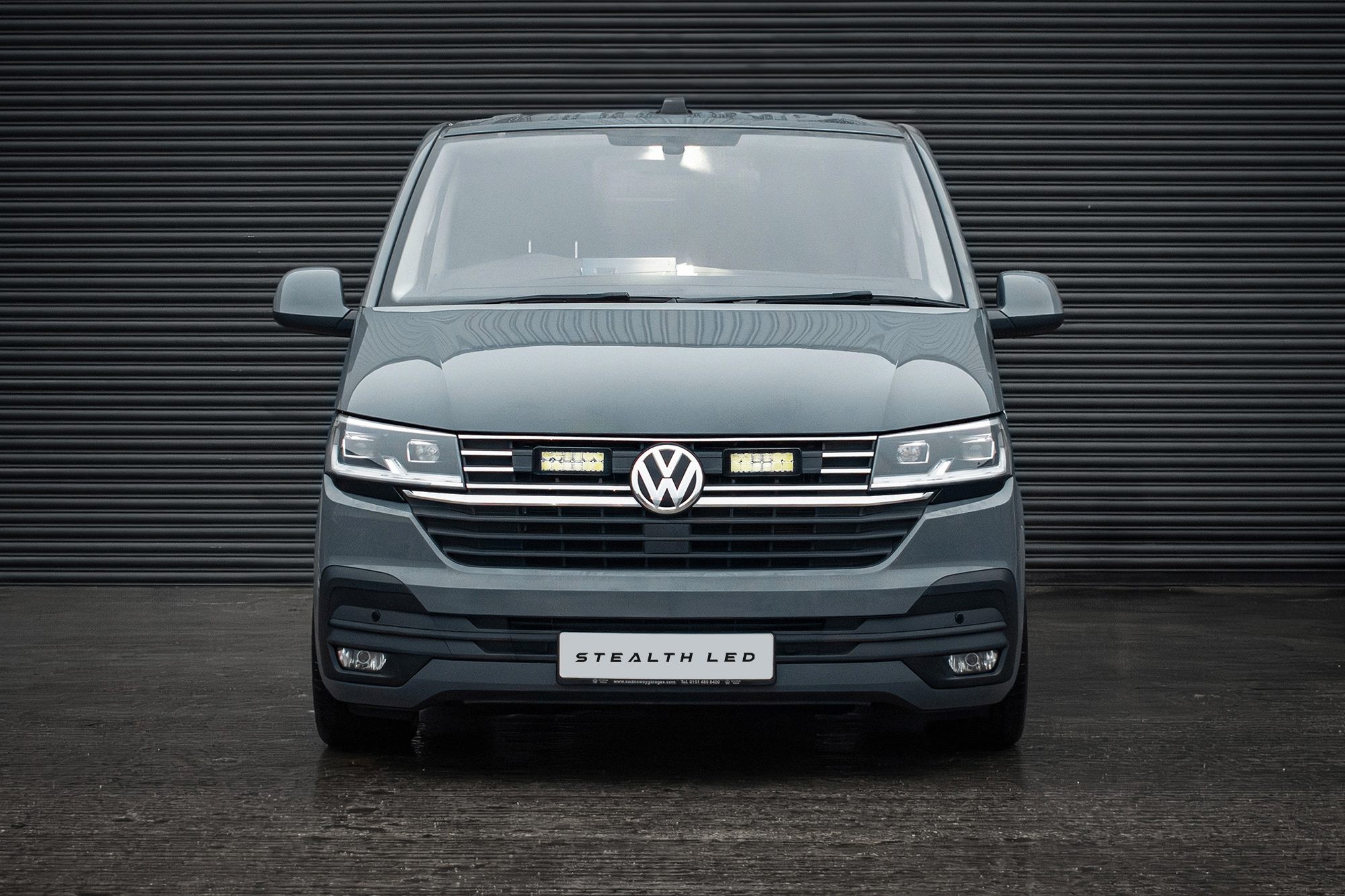 Stealth LED VW Transporter T6.1 2019-2024 Twin 7" Luminous LED Integration Kit - 10,080 Lumens - image 2